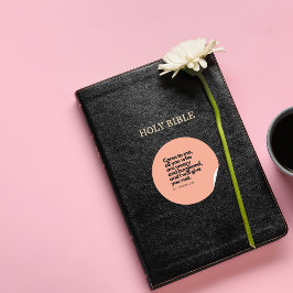 Citações do Evangelho, Adesivo de Versículo Bíblic
