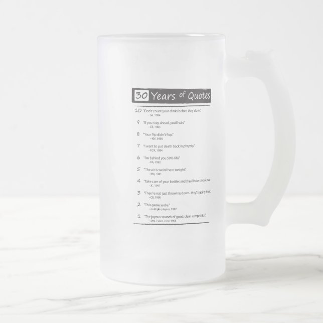 citações em uma caneca gelado - personalizada (Direita)