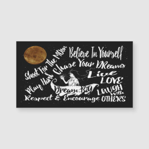 Citações inspiradores inspiradas da imã de