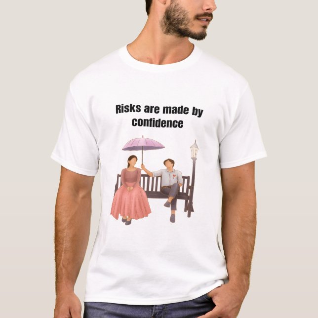 Citações motivacionais t-shirt (Frente)