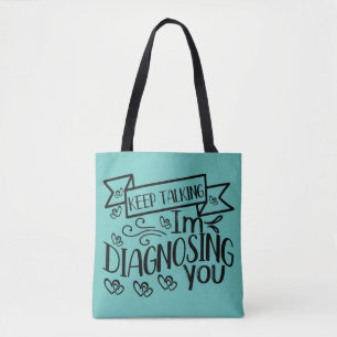 Citações Motivacionais Tote Bag para Estudantes