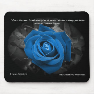 Citações Mousepad do rosa do azul