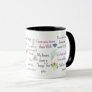 Citações Românticas Lindas Arte de Caneca Estética
