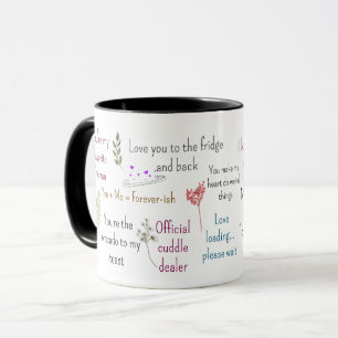 Citações Românticas Lindas Arte de Caneca Estética