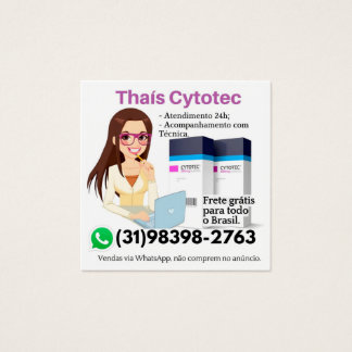 Citottec Misoprostol compra segura