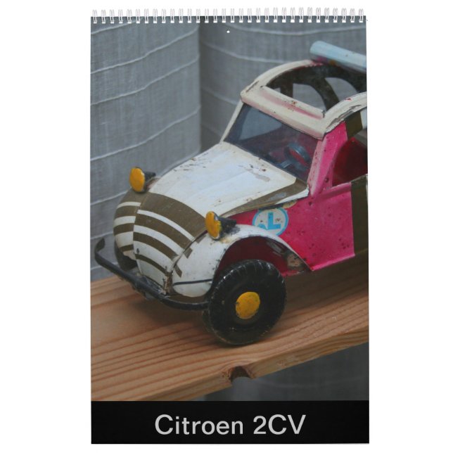 Citroen 2 CV Calendário do Carro Francês 2025 (Capa)