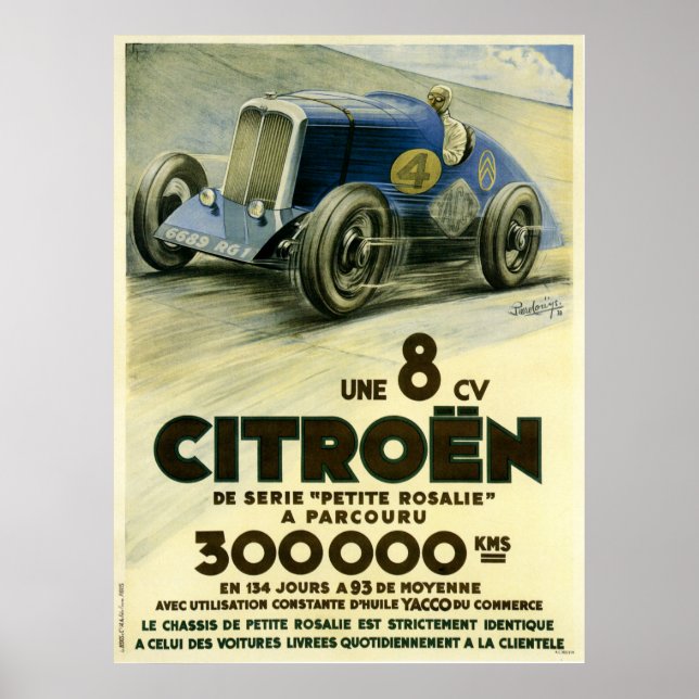 Citroen faz um registro de distância em Poster de  (Frente)