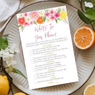 Citrus Floral O que há no seu jogo de noiva por te