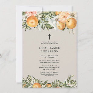 Citrus, laranja + batismo batizante florescente