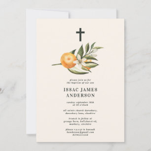 Citrus, laranja + batismo batizante florescente