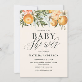 Citrus, laranja + brunch e borbulhamento floral