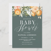 Citrus, laranja + chá de fraldas florescente