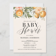 Citrus, laranja + chá de fraldas virtual florescen