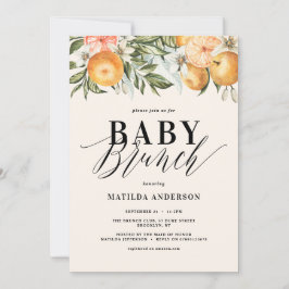 Citrus, laranja + fantoche de bebê florescente