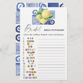 Citrus lemon - jogo pictionary de chá de panela em