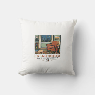 City Haven Collective - Almofada de Decoração de C