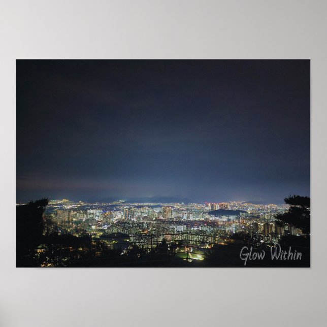 City Night Lights Poster (Frente)
