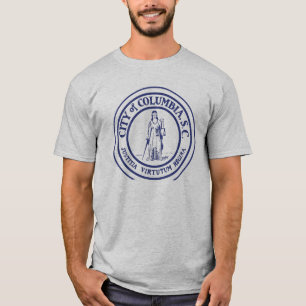 City Seal - Columbia, T-Shirt da Carolina do Sul