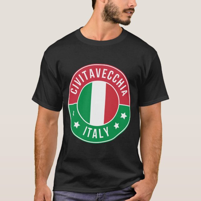 Civitavecchia, Italy City T-Shirt (Frente)