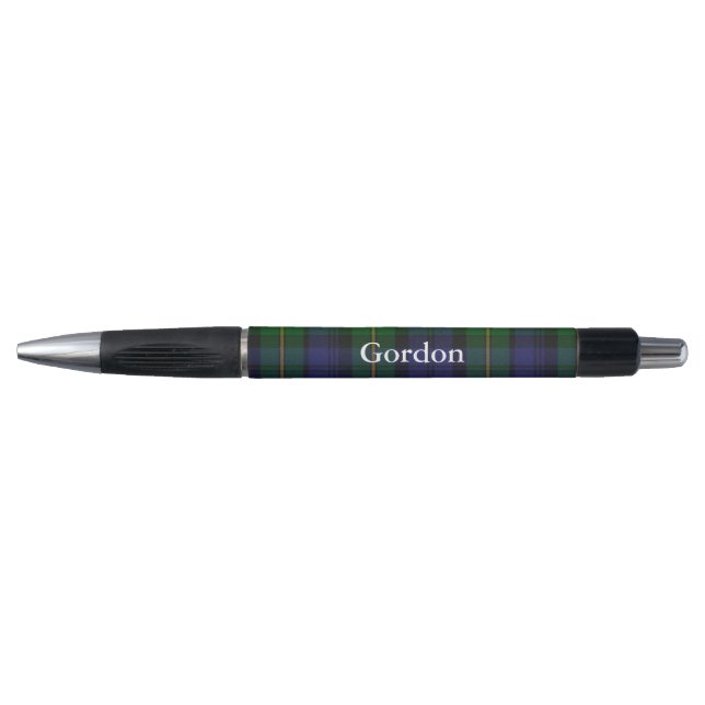 Clã Clã Clã Gordon Tartan - Caneta personalizada (Frente)