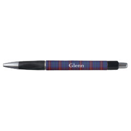 Clã Clássica Glenn Tartan Xadrez Caneta Personaliz