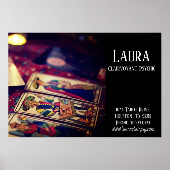 Clairvoyant Psicic 7 Poster (Frente)