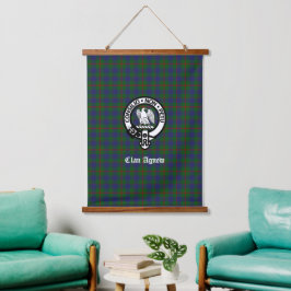 Clan Agnew Tartan Crest Personalizável