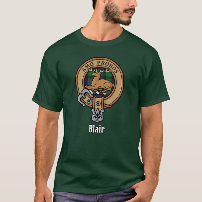 Clan Blair Crest T-Shirt (Frente)