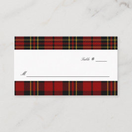 Clan Brodie Tartan Xadrez Casamento Cartões de Esc