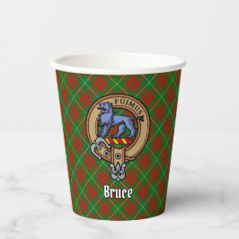 Clan Bruce Crest sobre caçar Tartan