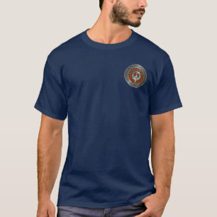 Clan Cameron Crest & Tartan Knot T-Shirt