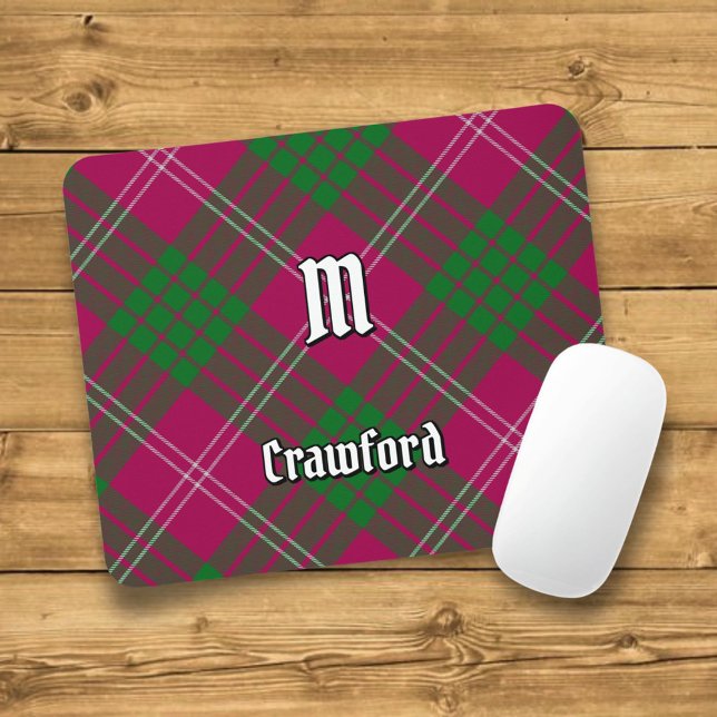 Clan Crawford Tartan Mouse Pad (Criador carregado)