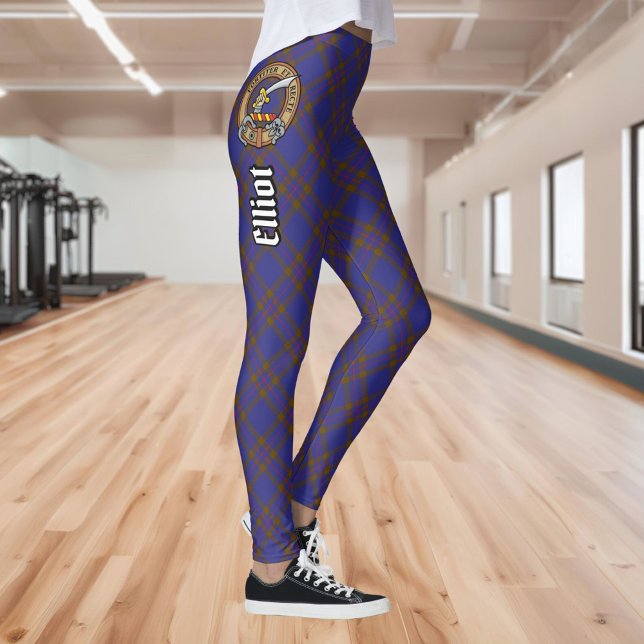 Clan Elliot Modern Tartan Leggings (Criador carregado)