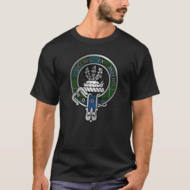 Clan Ferguson Atholl Tartan Crest T-Shirt (Frente)