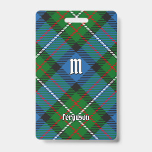 Clan Ferguson caçando Crachá de Tartan