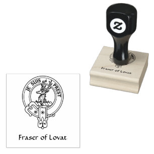 Clan Fraser do Carimbo de Borracha Lovat Crest