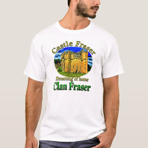 Clan Fraser Sonhando com Camisa de Fraser do Caste