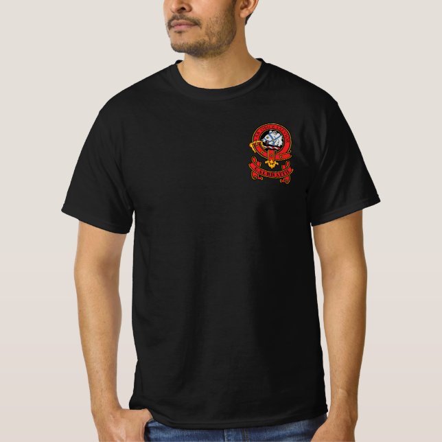 Clan Galbraith Mens T-shirts com Crest (Frente)