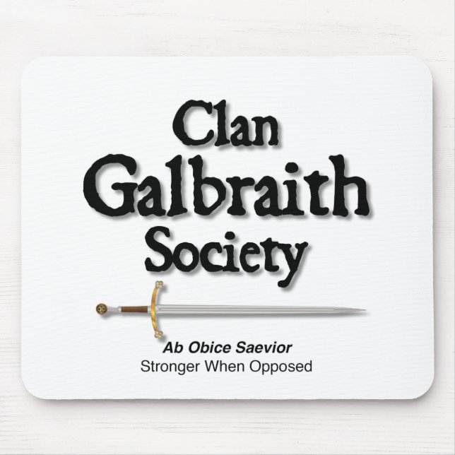 Clan Galbraith Society Mouse Pad (Frente)