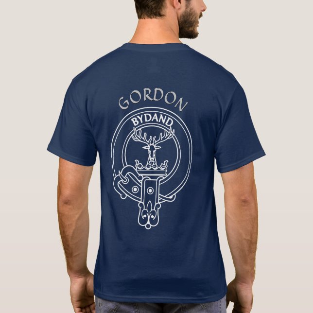 Clan Gordon Crest T-Shirt (Verso)