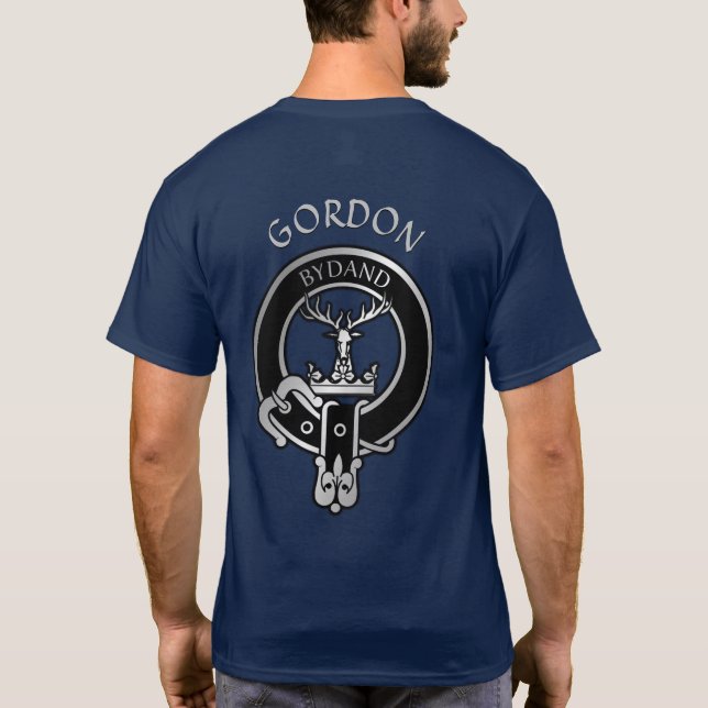 Clan Gordon Crest T-Shirt (Verso)