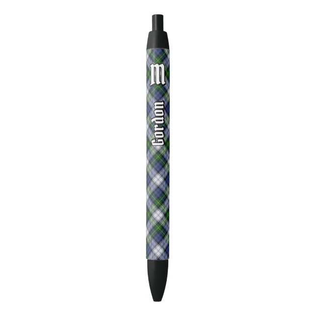 Clan Gordon Dress Tartan Ink Caneta (Frente Vertical)