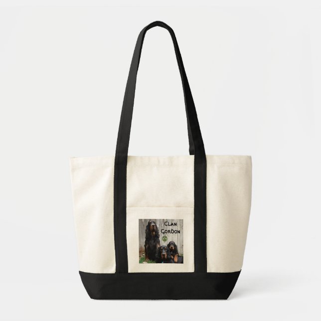 Clan Gordon, Gordon Setter Generations Bolsa Tote (Frente)
