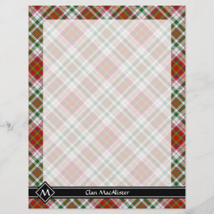 Clan MacAlister Dress Tartan Flyer