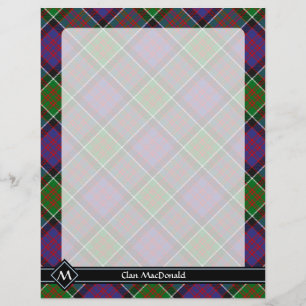Clan MacDonald do Clanranald Tartan Flyer