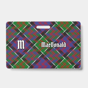 Clan MacDonald do Crachá Clanranald Tartan