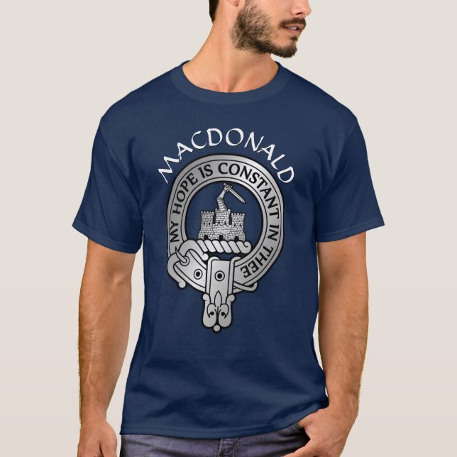 Clan MacDonald do Crest T-Shirt (Frente)