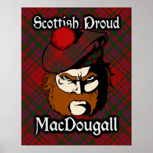 Clan MacDougall Scottish Tartan Poster