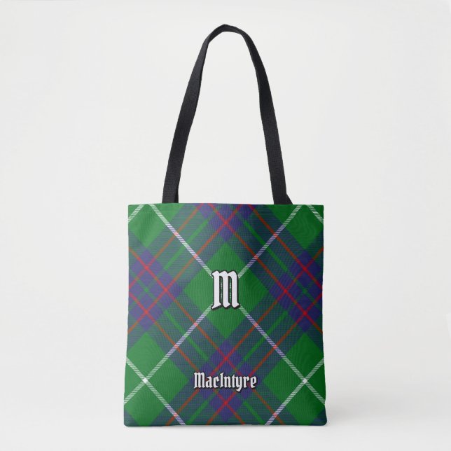 Clan MacIntyre Hunting Tartan Tote Bag (Frente)