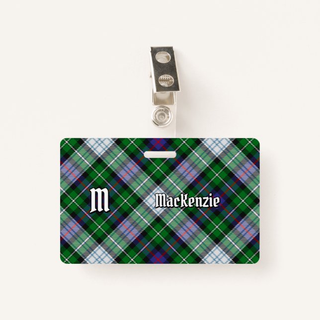 Clan MacKenzie Dress Tartan Crachá (Frente com Clipe)